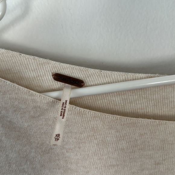 Free People Dolman Off The Shoulder Sweater, Size XS - Picture 7 of 9